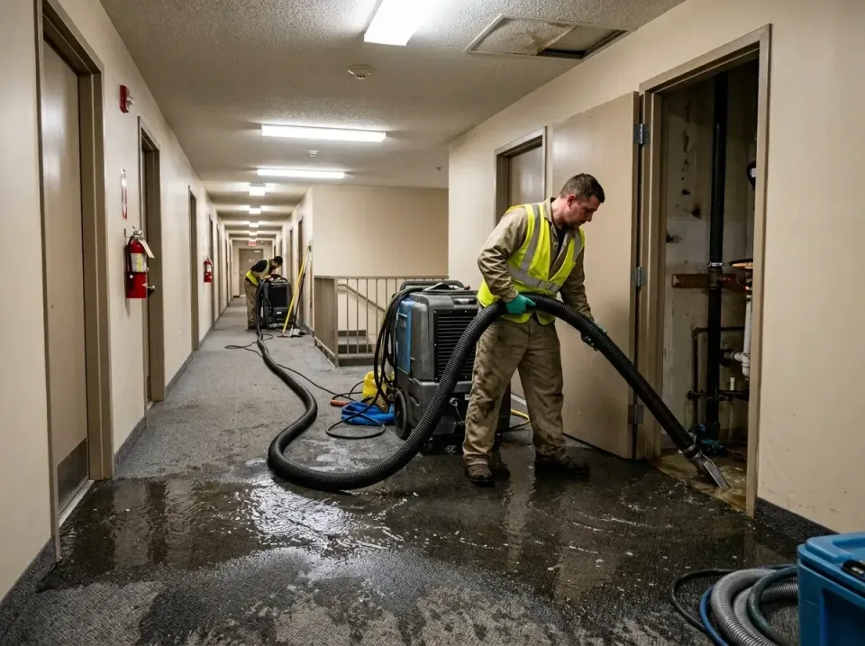 multi-unit-apartment-hallway-f-005 — frequently asked questions, Emergency Burst Pipe Water Extraction & Removal in Chino Va…